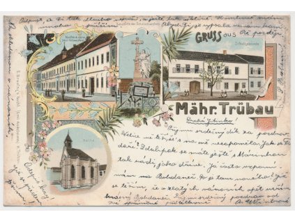 70 - Orlickoústecko, Česká Třebová, Böhmisch Trübau 4 - záběrová koláž, cca 1899