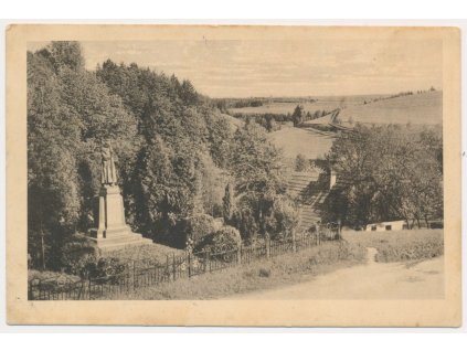 70 - Orlickoústecko, Kunvald, Českobratrské pohřebiště se starou modlitebnou, cca 1923