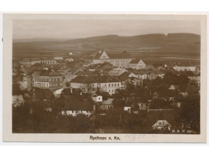 57 - Rychnov nad Kněžnou, celkový pohled na město, cca 1925