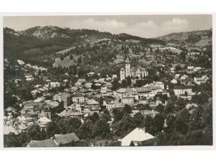Slovensko, Kremnice, pohl'ad z juhu, cca 1949