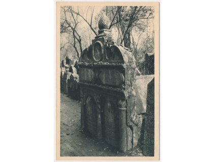 49 - Praha, Židovský hřbitov, Rabbi Löw, cca 1930