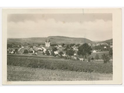 42 - Opavsko, Budišov nad Budišovkou, celkový pohled, cca 1951