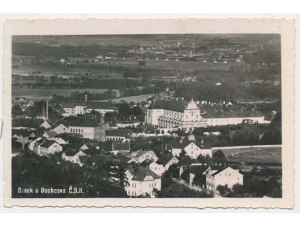 65 - Teplicko, Osek u Duchcova, celkový pohled, cca 1945