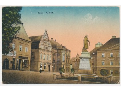 64 - Tábor, partie z náměstí, cca 1925