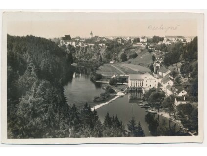 64 - Táborsko, Lázně Bechyně, celkový pohled, cca 1937