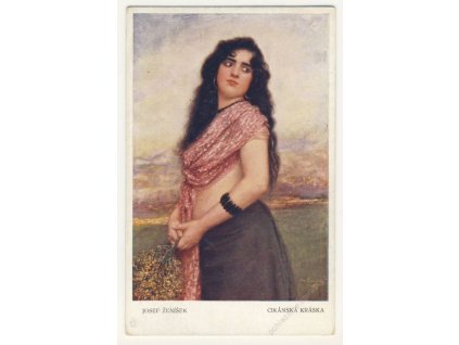 Cikánská kráska, Josef Ženíšek, ca 1915