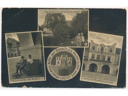 15 - Domažlice, 3 - záběr, partie se spisovatelem J. Vrchlickým, cca 1911