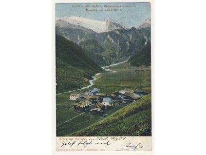 Austria, Tyrol, from Hintertux Glacier, ca 1910