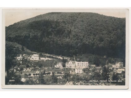 Slovensko, Trenčianské Teplice, Kúpele, celkový pohled, cca 1930