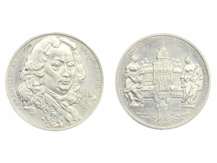 ČSSR, AG medaile František Antonín hrabě Špork, ČNS Hradec Králové, 1981, průměr 42 mm, váha 28,9 gr, stav 1/1