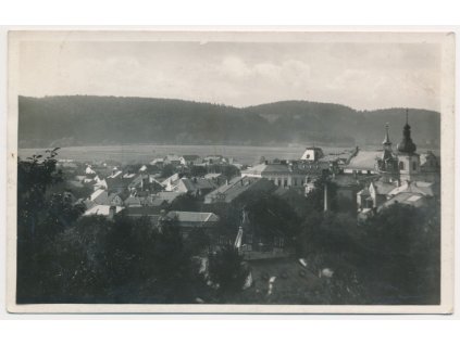 70 - Orlickoústecko, Choceň, celkový pohled, cca 1938