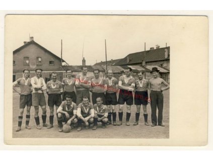Kopaná, družstvo, Zlín, cca 1940