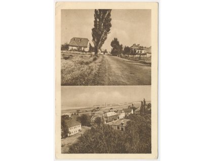 34 - Lounsko, Pšov a Sýrovice, 2 - záběr partií z obce, cca 1949