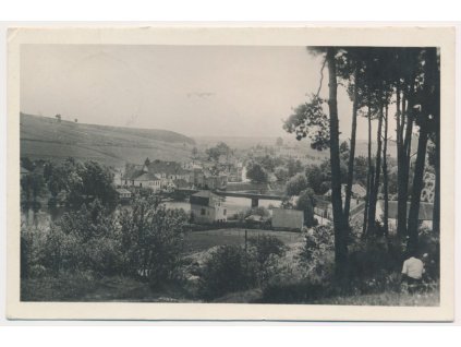 12 - Českobudějovicko, Koloděje nad Lužnicí, celkový pohled, cca 1948