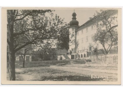 54 - Příbramsko, Zámek Bukovany, Dětská léčebna, cca 1944