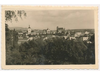 58 - Semilsko, Turnov, celkový pohled, cca 1930