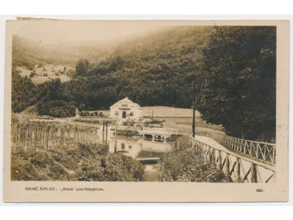 Slovensko, Trenčianské Teplice, "Kiosk" pod Klepáčom, cca 1926
