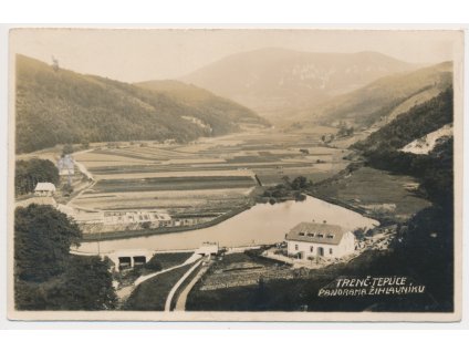 Slovensko, Trenčianské Teplice, Panorama Žihlavníku, cca 1925