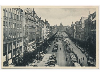 49 - Praha, Wenzelsplatz, Václavské náměstí, cca 1941