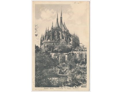 31 - Kutná Hora, Velechrám sv. Panny Barbory, cca 1929