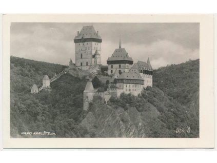 02 - Berounsko, hrad Karlštejn, cca 1937