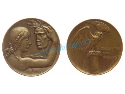 ČSR, AE medaile Závody obce sokolské, medailér Horejc, ca 1935, TOP