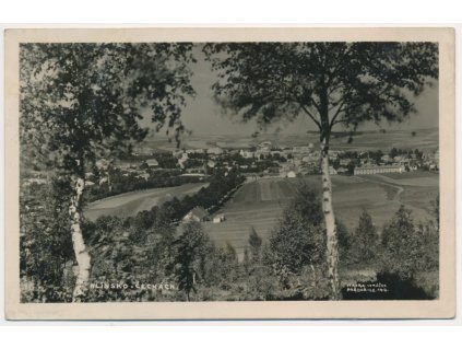 10 - Chrudimsko, Hlinsko, celkový pohled na město, cca 1930