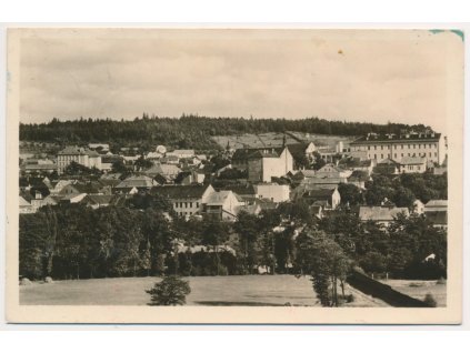02 - Berounsko, Hořovice, celkový pohled, cca 1958