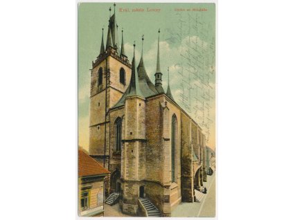 34 - Louny, Chrám sv. Mikuláše, Nakl. J. Truneček, cca 1908