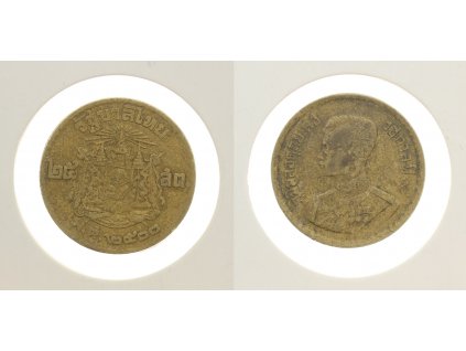 Thajsko, mince 25 Satang, 1957, stav 1/1...viz autentické foto