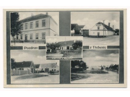 33 - Litoměřicko, Třebenice, 5-ti záběr dominant obce, cca 1940