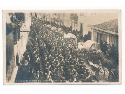 Vojenská, Slavnostní vstup srbské armády do Makedonie, 1912