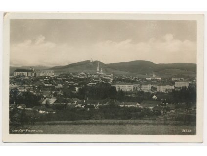 Slovensko, Levoča, celkový pohled, cca 1943