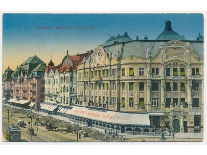 Rumunsko, Temešvár, Lloyd sor, cca 1918