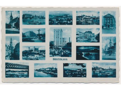 Slovensko, Bratislava, 16-ti záběr dominant, cca 1943