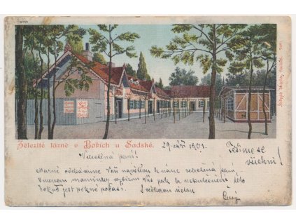 40 - Nymbursko, Železité lázně v Bořích u Sadské, cca 1901