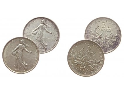francie ag mince 5 5 franku 1962 1963 stavy 1 1 178446135
