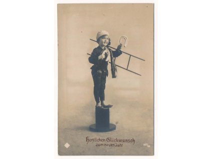 Kominický pozdrav k Novému roku, cca 1919