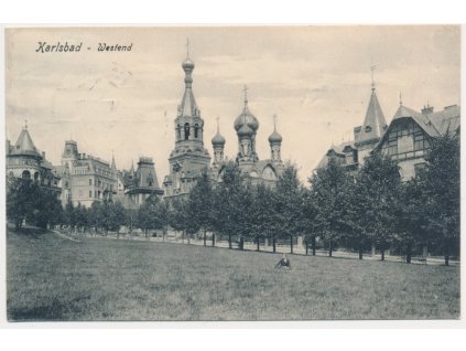 25 - Karlovy Vary (Karlsbad), Westend, cca 1910