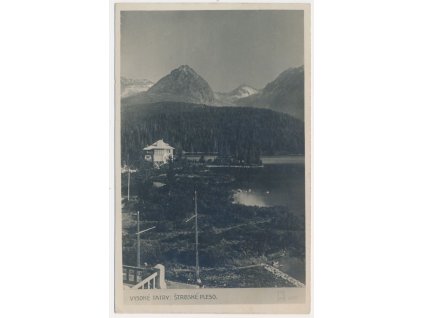 Slovensko, Vysoké Tatry, Štrbské pleso, cca 1924