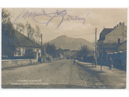 Slovensko, Liptovský Mikuláš, Hodžova cesta s Poludnicí, cca 1923