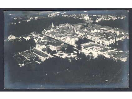 08 - Chebsko, Františkovy Lázně, pohledy z letadla, nakl. Klub čsl. turistů, cca 1922