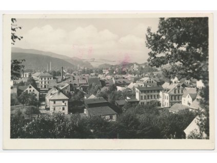 32 - Liberecko, Chrastava, celkový pohled, cca 1953