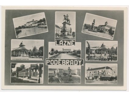 40 - Nymbursko, Lázně Poděbrady, 9 - ti záběr, cca 1945