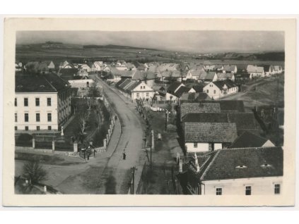 47 - Plzeňsko, Blovice, pohled na město, cca 1951