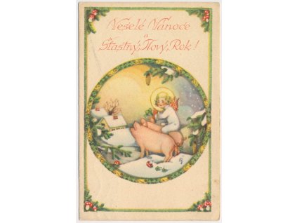 Veselé Vánoce a šťastný Nový rok!, cca 1930