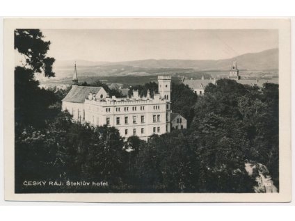 58 - Semilsko, Český ráj, Šteklův hotel, cca 1935