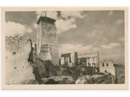 Slovensko, Trenčín, "Hradní partie", cca 1951