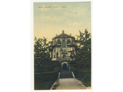 66 - Trutnovsko, Kuks, kostel nej.Trojice, ca 1908
