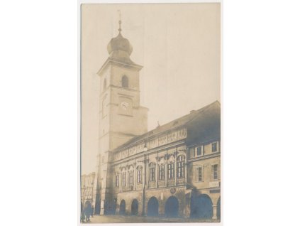 61 - Svitavsko, Litomyšl, bývalá radnice z r. 1418, cca 1920